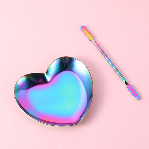 2件套心形彩钛调色工具