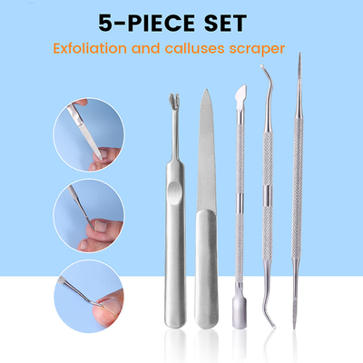 5件套原色修甲工具+收纳盒